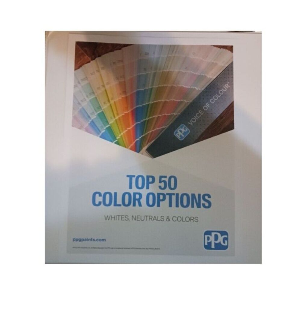 PPG Paints Top 50 Collection Binder PPGVOV_862673 Most Current Collection